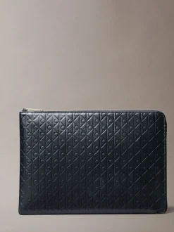 Calvin Klein Emblem Embossed Tote Wallet
