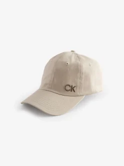 Calvin Klein Golf 100% Cotton Twill Brown Caps