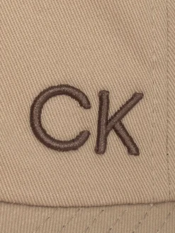 Calvin Klein Golf 100% Cotton Twill Brown Caps