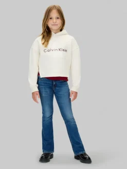 Calvin Klein uitlopende jeans met halfhoge taille