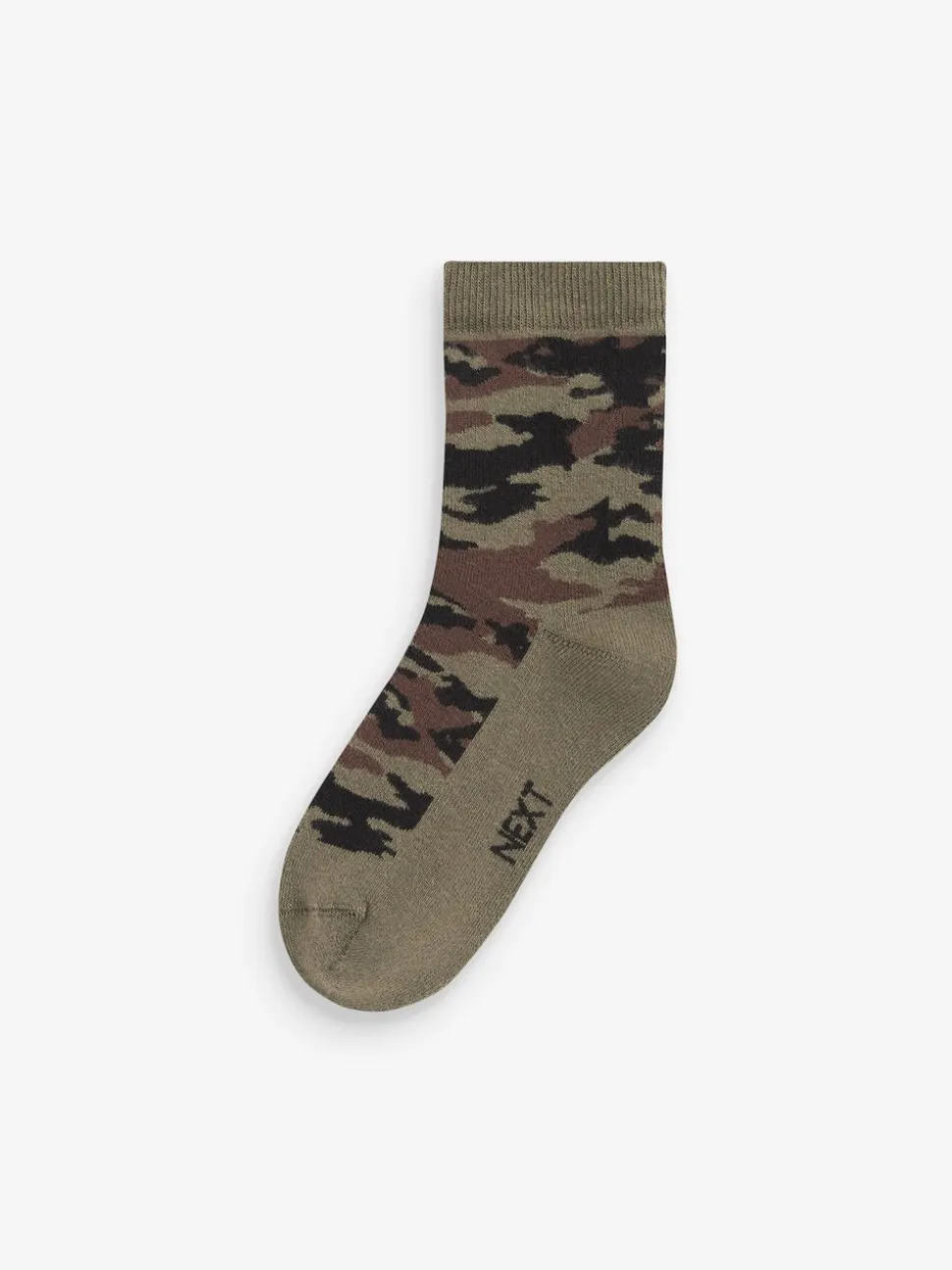 Camouflage - 5 Warme thermische sokken met hoog katoengehalte