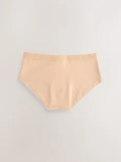 Caramel-nude - Verpakking van 5 hipsteronderbroeken (5-16 jr)
