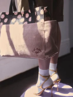 Cath Kidston - Boxy corduroy draagtas