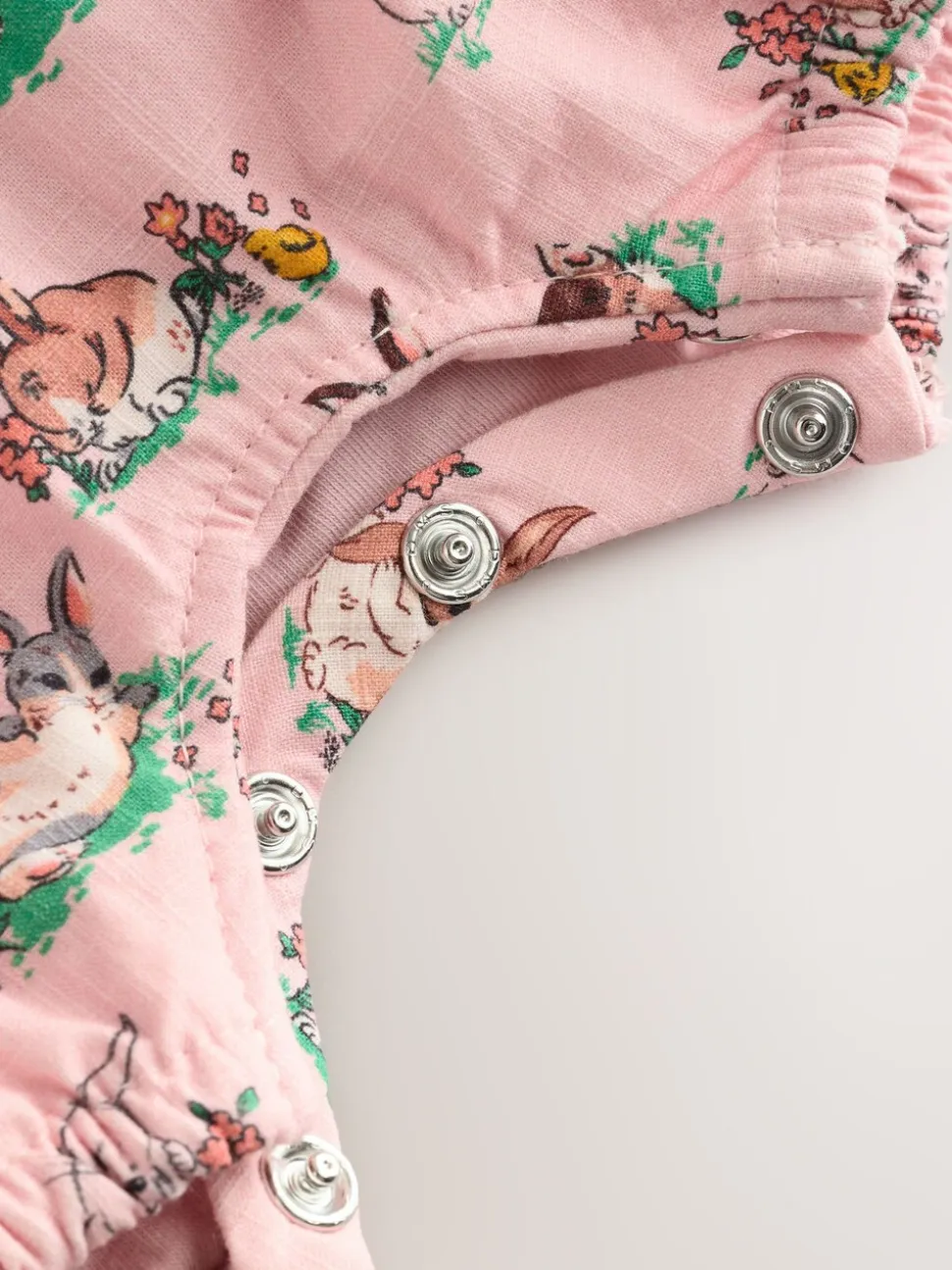 Cath Kidston roze bloemenprint - Babyromper van bedrukte jersey