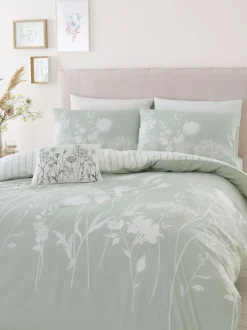 Catherine Lansfield - Meadowsweet omkeerbare dekbedovertrekset met bloemenprint