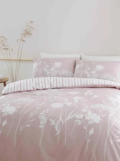 Catherine Lansfield - Meadowsweet omkeerbare dekbedovertrekset met bloemenprint