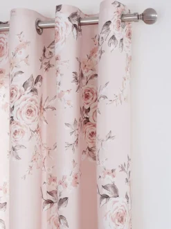 Catherine Lansfield Canterbury ringgordijnen met bloemenprint