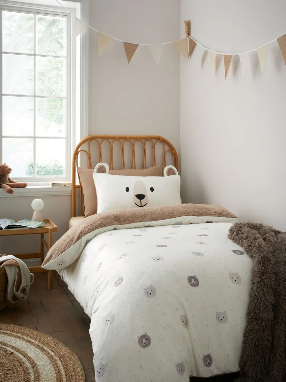 Catherine Lansfield Cosy Bear So Soft Duvet Cover Set