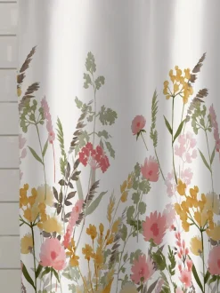 Catherine Lansfield Countryside Floral Shower Curtain