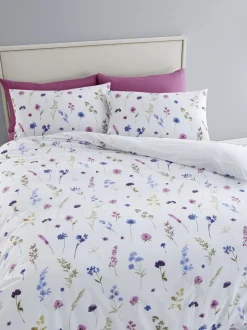 Catherine Lansfield Countryside Floral Reversible Duvet Cover Set