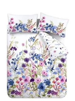 Catherine Lansfield Countryside Floral Reversible Duvet Cover Set