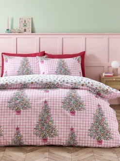 Catherine Lansfield Dekbedovertrekset met kerstthema, snoep en lekkernijen