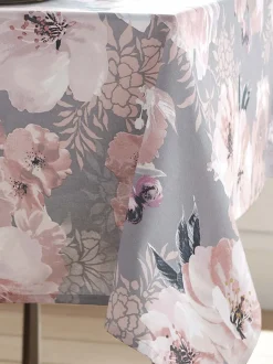 Catherine Lansfield Dramatic Floral Print 100% Cotton Table Cloth