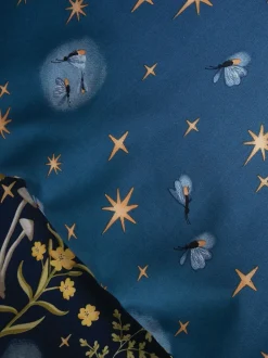 Catherine Lansfield Enchanted Twilight dekbedovertrek met dierenprint en kussensloop