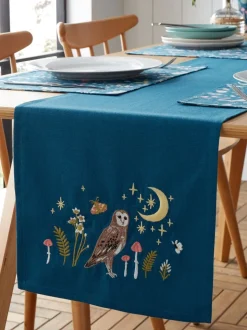 Catherine Lansfield Enchanted Twilight Animals Dining Table Runner