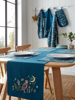 Catherine Lansfield Enchanted Twilight Animals Dining Table Runner