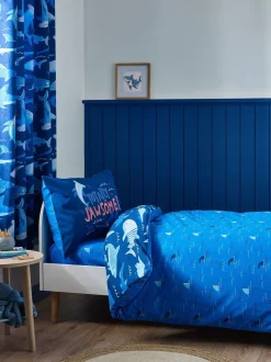 Catherine Lansfield Jawsome Shark Reversible Duvet Cover Set