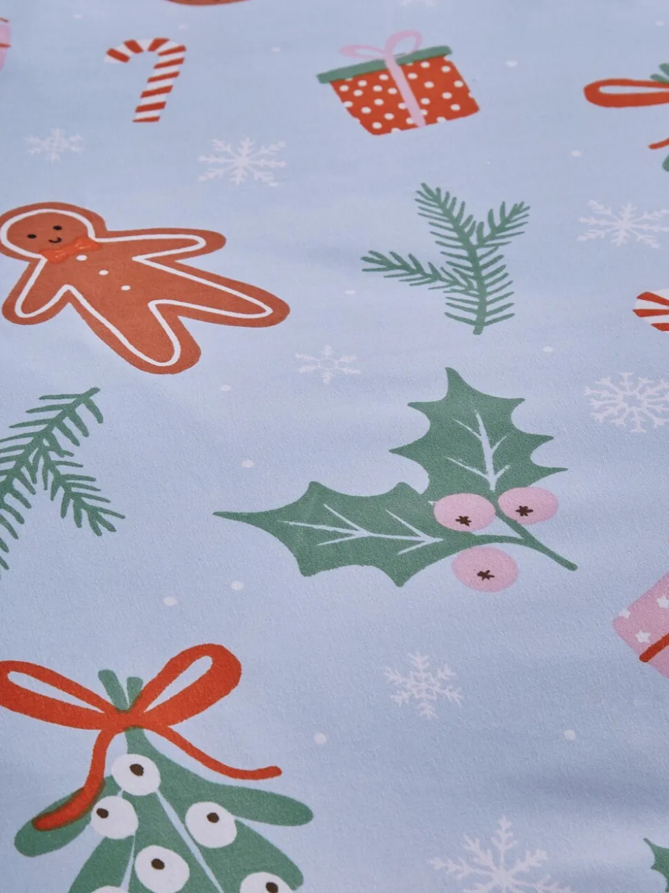Catherine Lansfield Kerstmis Peperkoek Strijkvrije Dekbedovertrekset