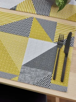 Catherine Lansfield Larsson set van 2 afwasbare placemats van 100 katoen