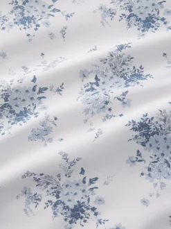 Catherine Lansfield Lucie Floral Frill Reversible Duvet Cover Set