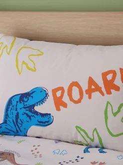 Catherine Lansfield Prehistorische dinosaurussen omkeerbare dekbedovertrekset