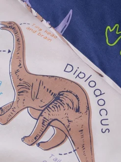 Catherine Lansfield Prehistorische dinosaurussen omkeerbare dekbedovertrekset