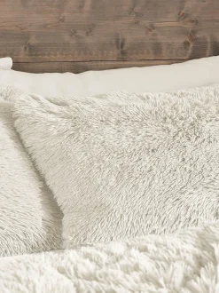 Catherine Lansfield So Soft Cuddly Deep Pile dekbedovertrek en kussensloopset