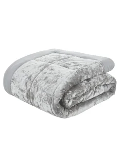 Catherine Lansfield sprei van gekreukt fluweel