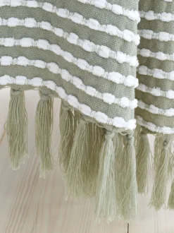 Catherine Lansfield Stab Stitch Throw