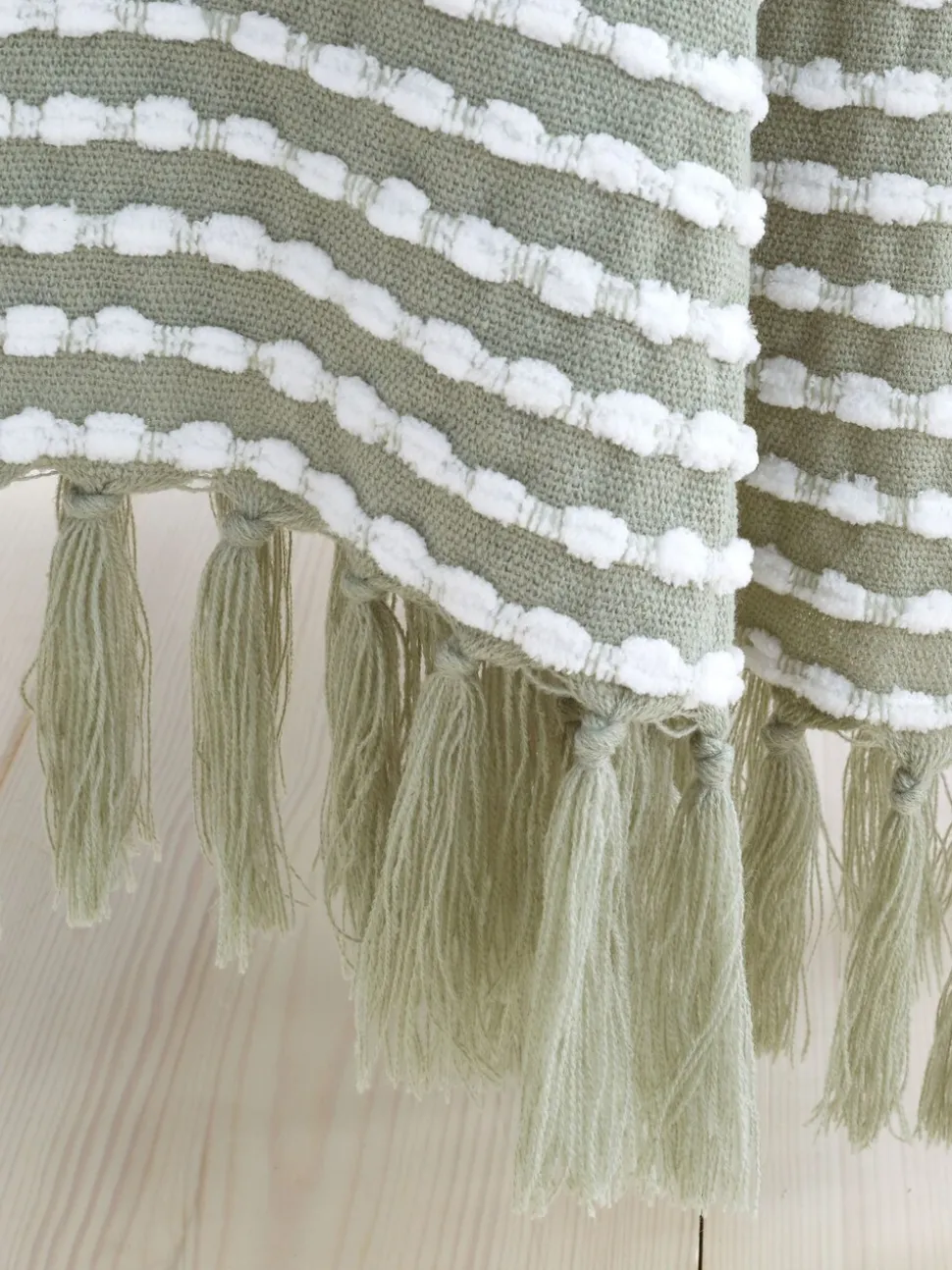 Catherine Lansfield Stab Stitch Throw