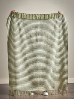 Catherine Lansfield Stab Stitch Throw