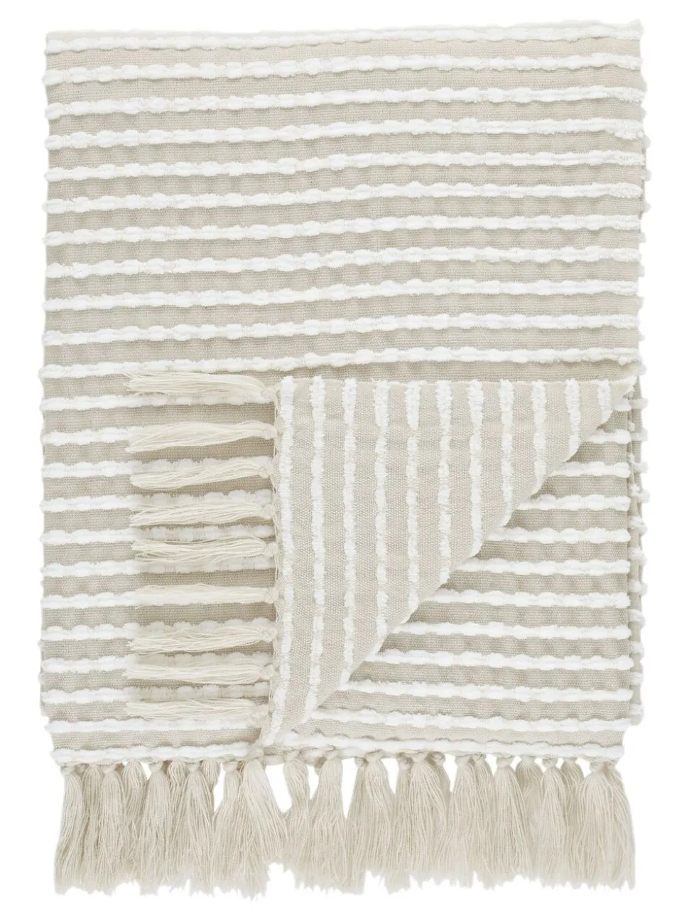 Catherine Lansfield Stab Stitch Throw