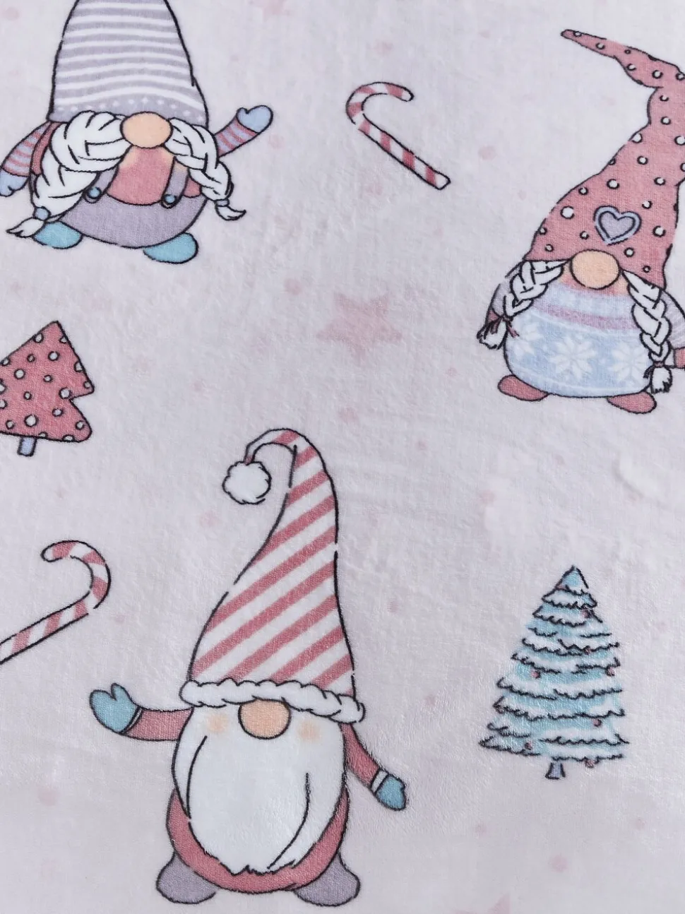 Catherine Lansfield Warme, feestelijke fleece dekbedovertrekset van Gonk