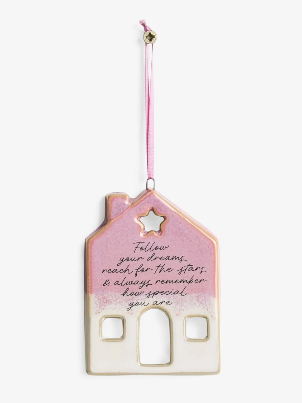 Ceramic House Hanging Decoration