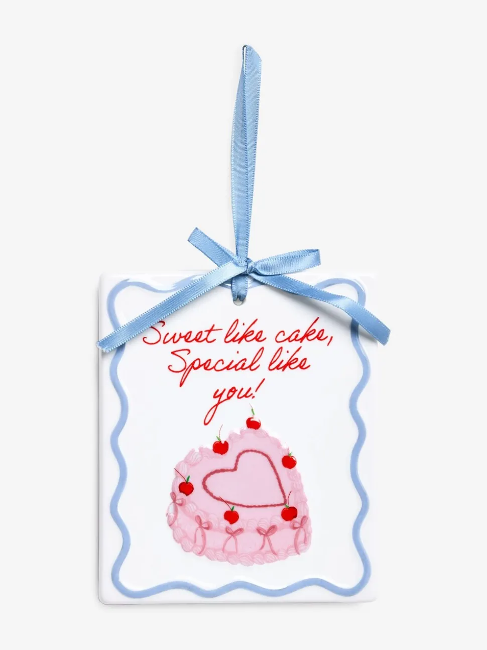 Ceramic Sweet Like Cake Hanging Decoration