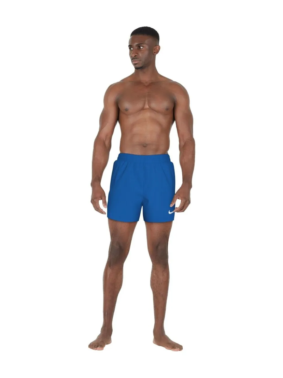 Chambray blauw - 5 inch - Nike Essential volley-zwemshort