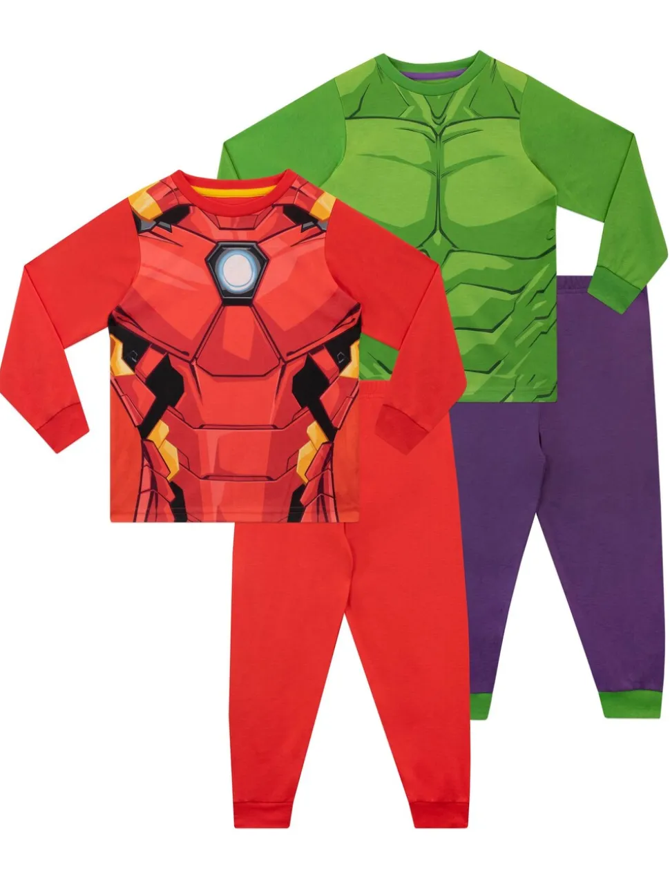 Character Avengers Iron Man and Hulk Pyjamas 2 Pack