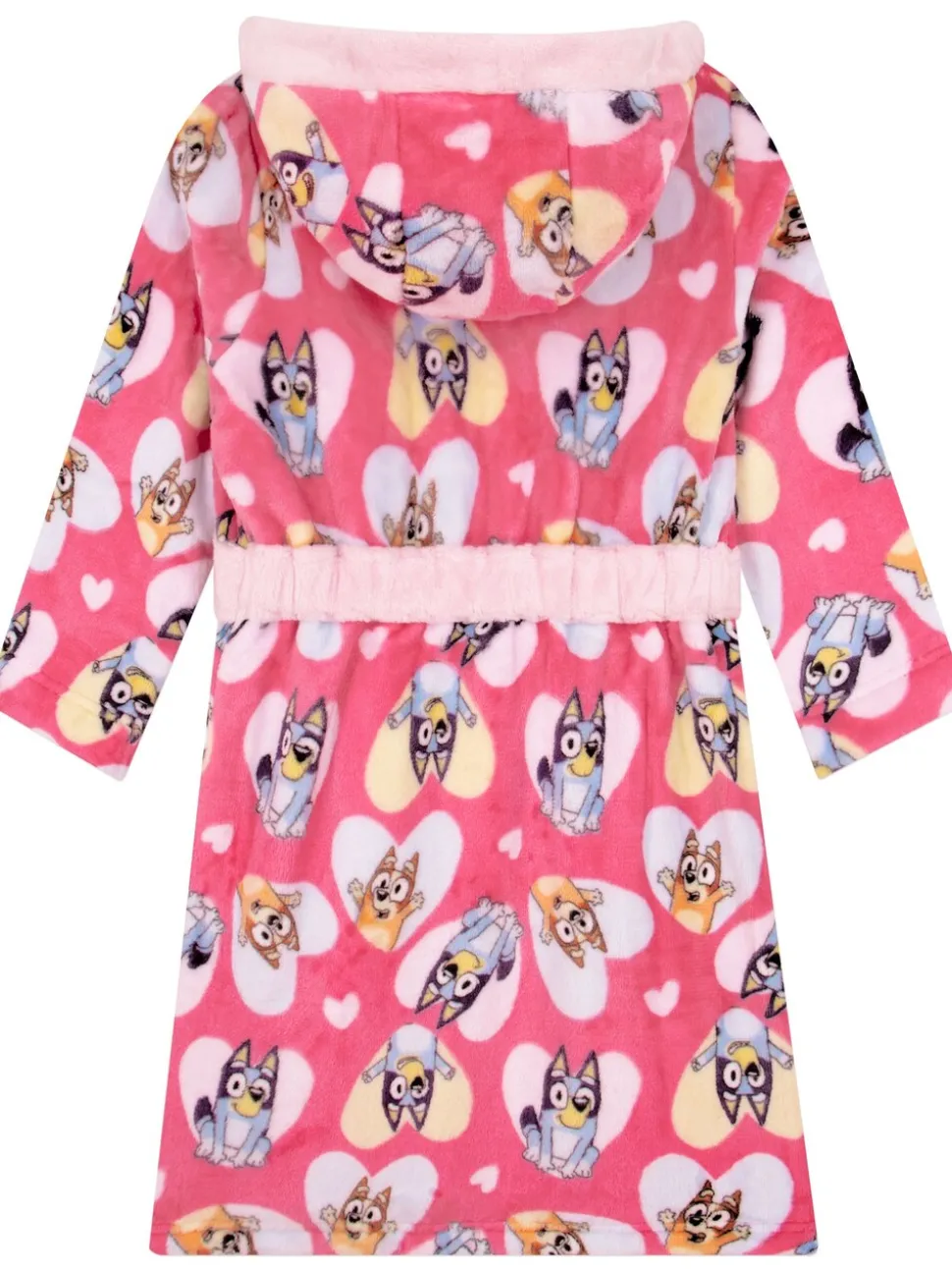 Character Bluey And Bingo Hearts Dressing Gown