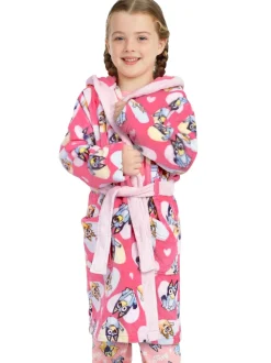 Character Bluey And Bingo Hearts Dressing Gown