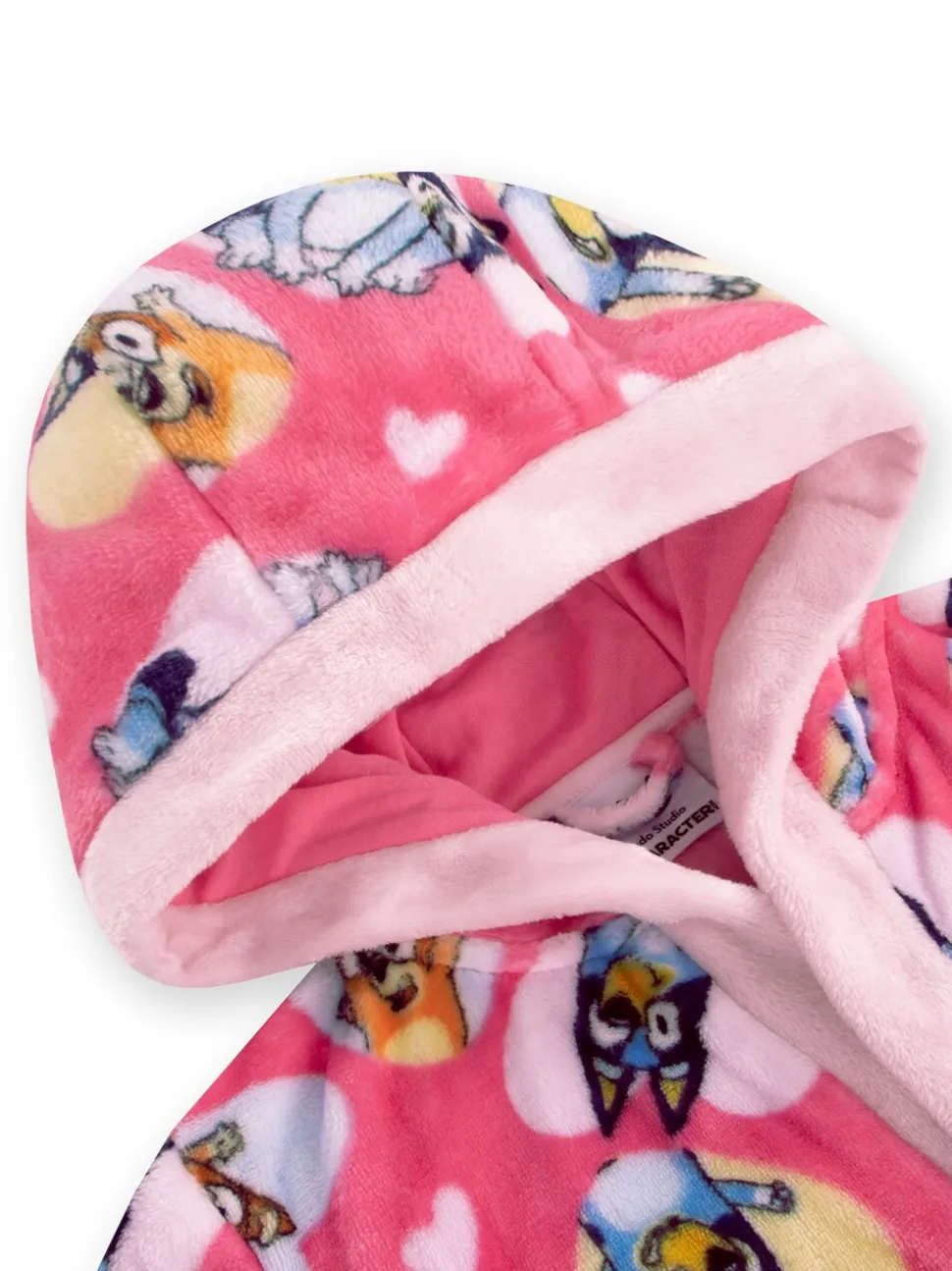 Character Bluey And Bingo Hearts Dressing Gown