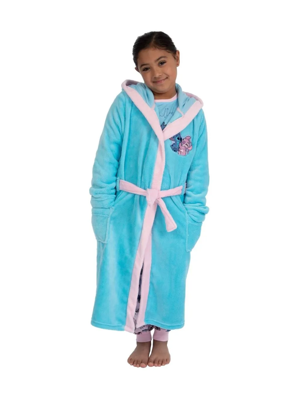 Character Disney Lilo And Stitch Dressing Gown And Pyjamas Set