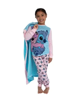 Character Disney Lilo And Stitch Dressing Gown And Pyjamas Set