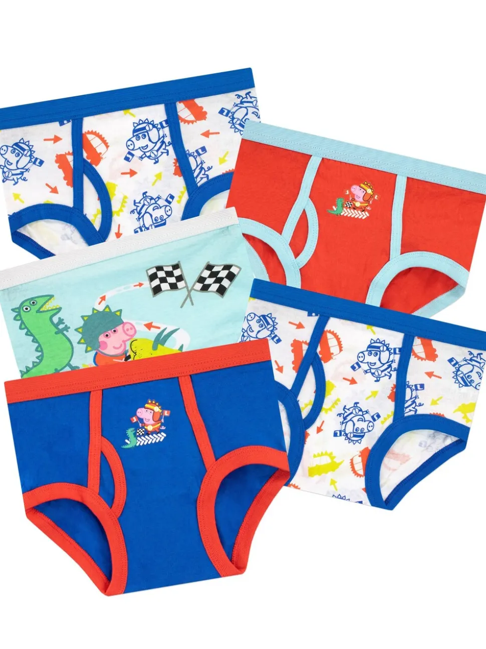Character George Pig 100% Cotton Underwears 5 Pack