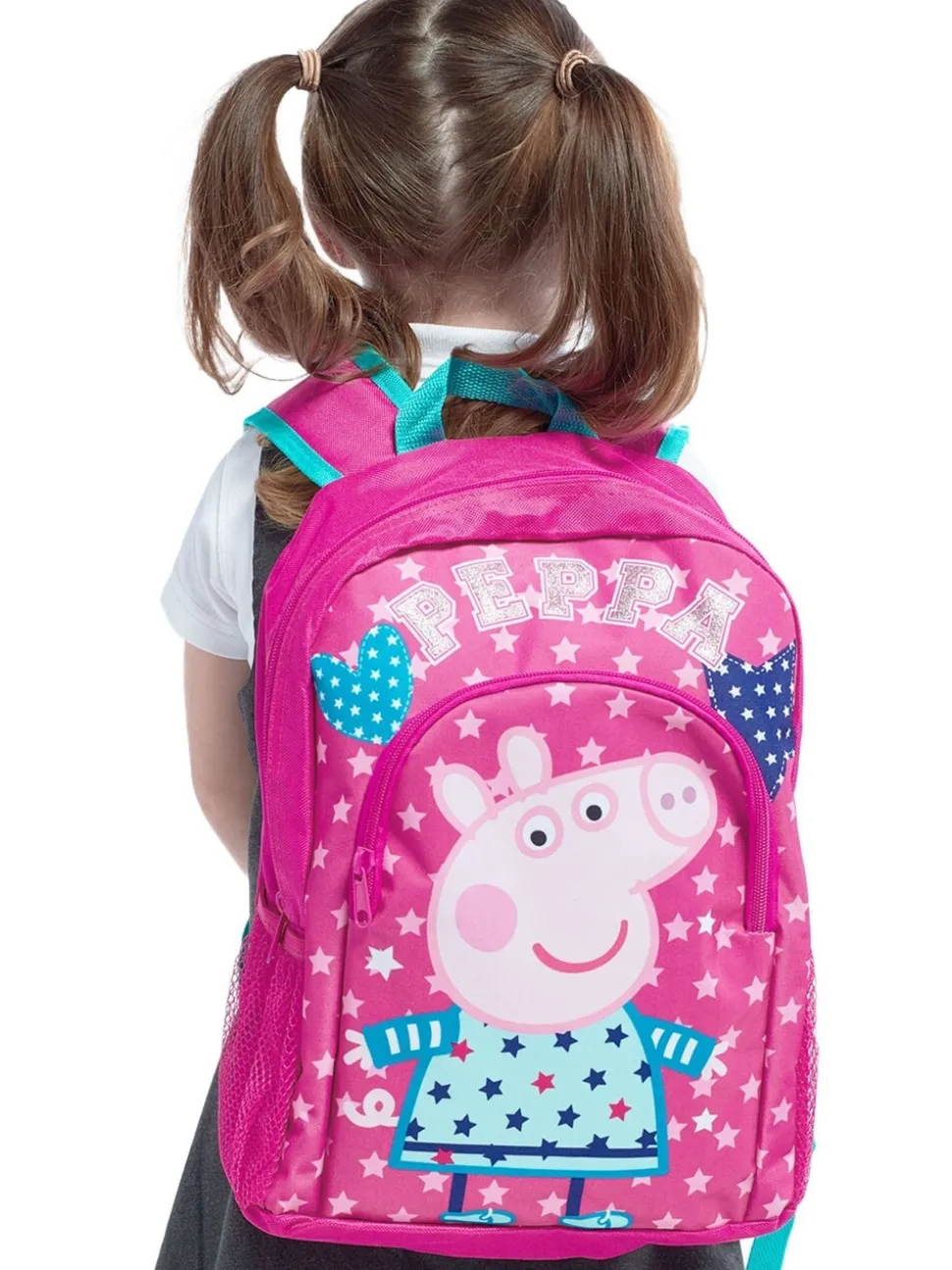 Character rugzak met sterren en hartjes van Peppa Pig