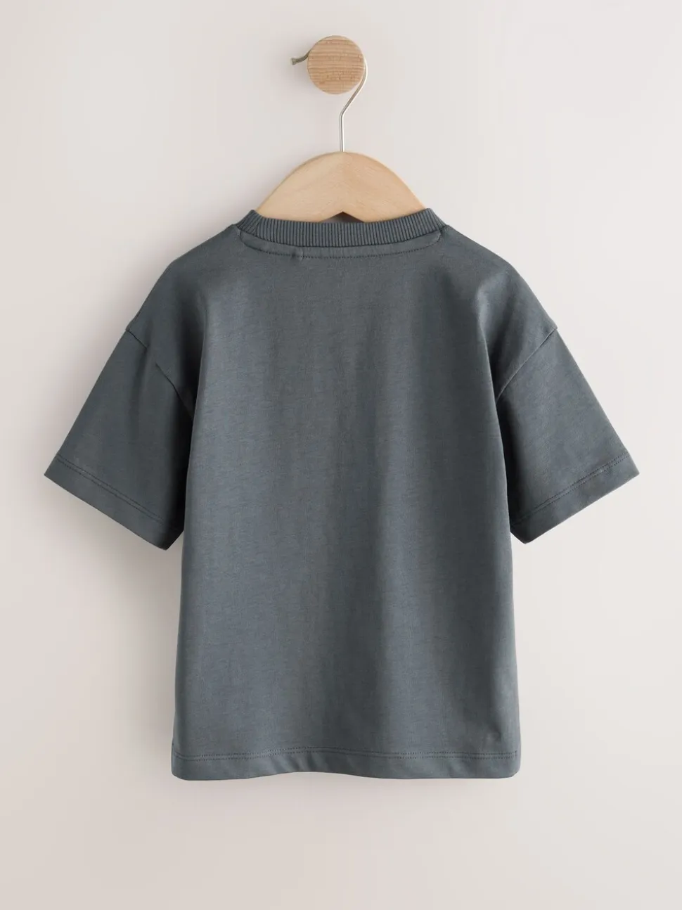 Charcoal Grey Cool Slogan - Short Sleeve Small Graphic T-Shirt (3mths-7yrs)