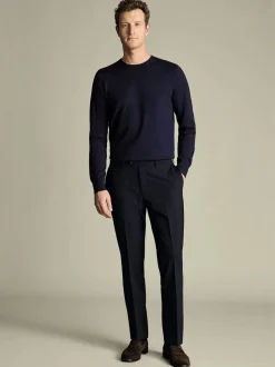 Charles Tyrwhitt - Nette wollen broek