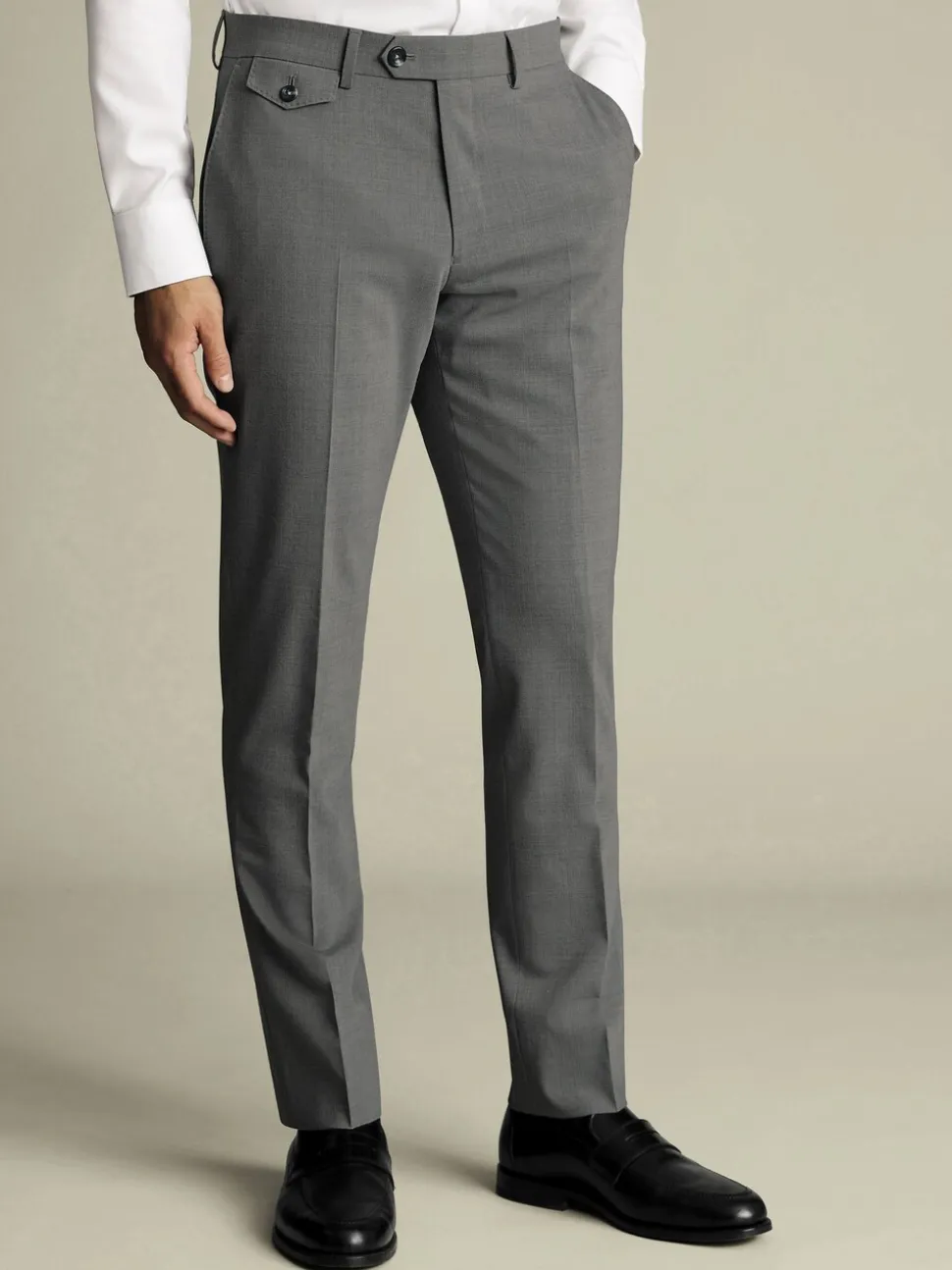 Charles Tyrwhitt - Nette wollen broek