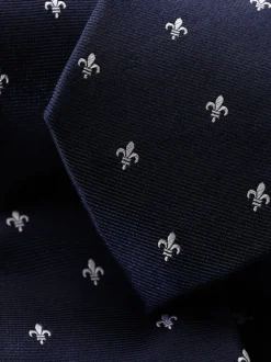 Charles Tyrwhitt French Fleur De Lys Silk Tie
