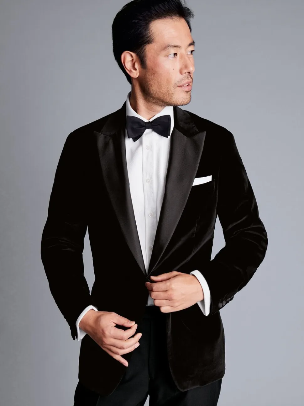 Charles Tyrwhitt Italiaans jasje van 100% katoen met klassieke pasvorm