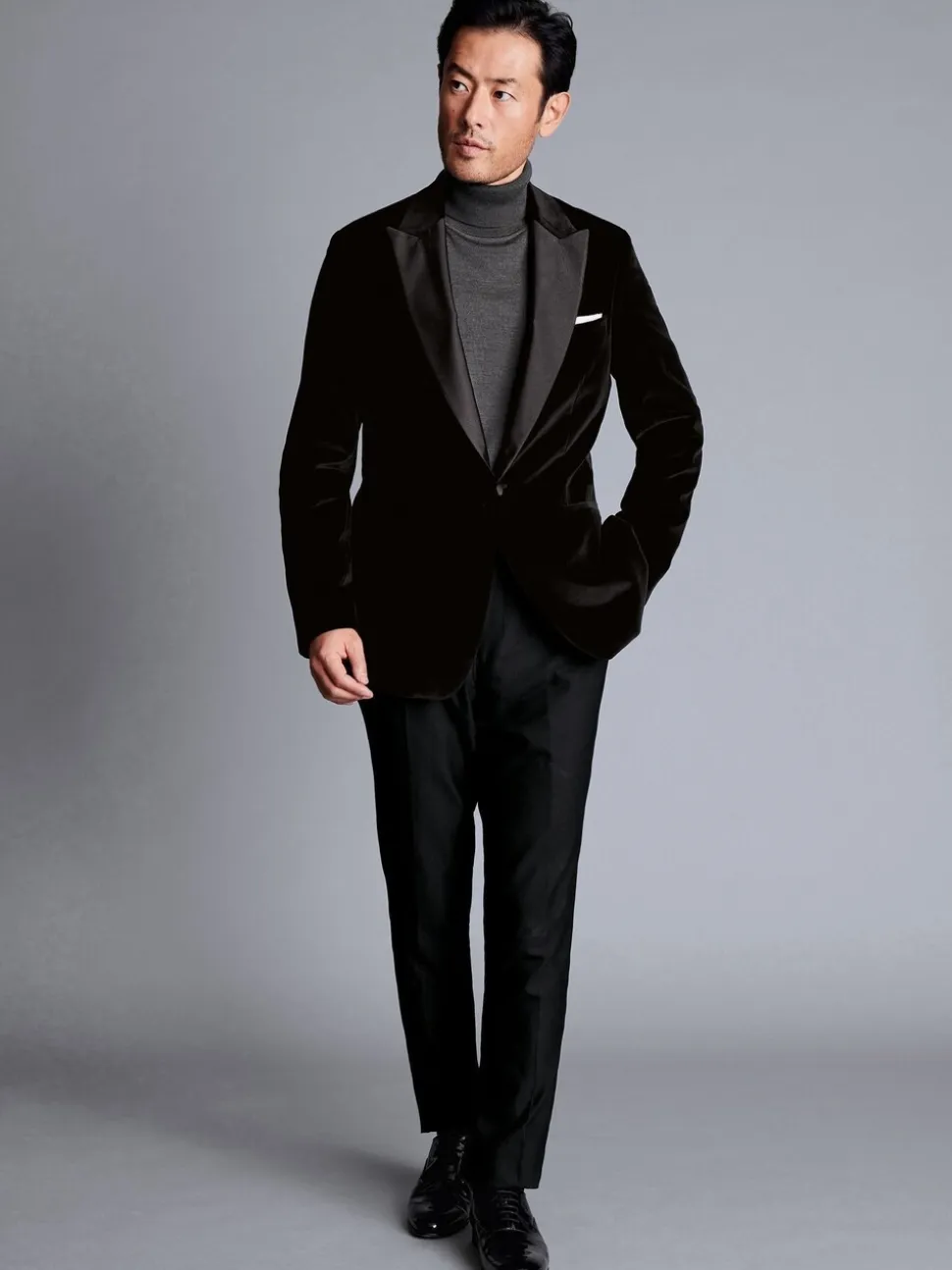 Charles Tyrwhitt Italiaans jasje van 100% katoen met klassieke pasvorm